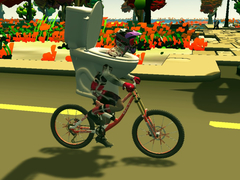 Гульня Skibidi Toilet Bike Riding