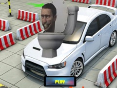 Гульня Skibidi Toilet Parking Car