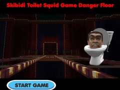 Гульня Skibidi Toilet Squid Game Danger Floor