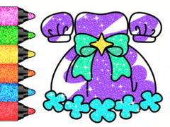 Гульня Coloring Book: Glow Dress