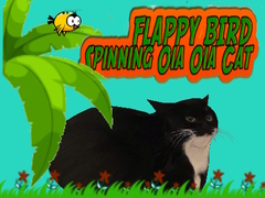 Гульня Flappy Bird Spinning oia oia Cat