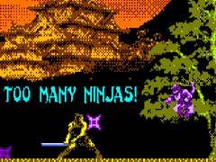 Гульня Too Many Ninjas!