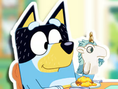 Гульня Jigsaw Puzzle: Bluey Toy Time