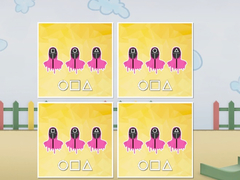 Гульня Squid Game Memory Card Match