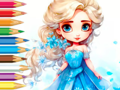 Гульня Coloring Book: Frozen Princess