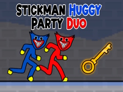 Гульня Stickman Huggy Party Duo