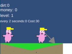 Гульня Pig Dirt Worker