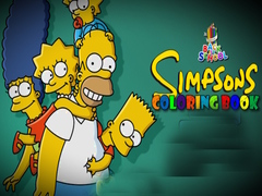 Гульня Back To School Simpsons Coloring Book