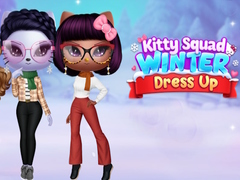Гульня Kitty Squad Winter Dress up
