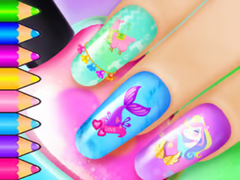 Гульня Coloring Book: Nail Art Salon