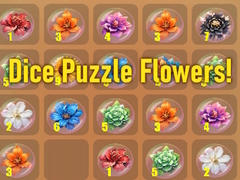 Гульня Dice Puzzle Flowers!