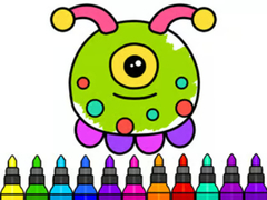 Гульня Coloring Book: Alien
