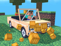 Гульня Noob: Obby in a Car