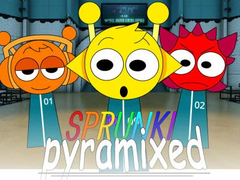 Гульня Sprunki Pyramixed: Squid Game