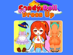 Гульня Candy Doll Dress Up 