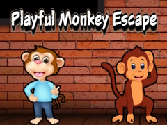 Гульня Playful Monkey Escape