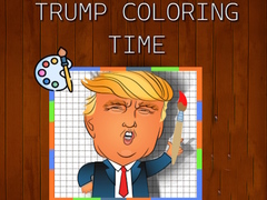 Гульня Trump Coloring Time