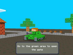 Гульня Blocky Tank 3D