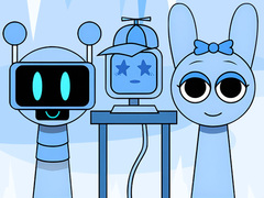 Гульня Huggy Mix Sprunki Music Box