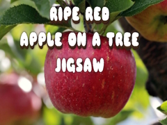Гульня Ripe Red Apple on a Tree Jigsaw