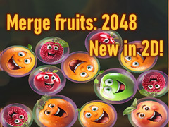 Гульня Merge fruits: 2048 New in 2D!