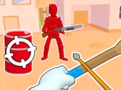 Гульня Stickman Archer Shooting Arrows at Reds