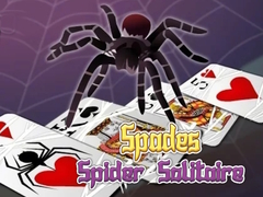 Гульня Spades Spider Solitaire