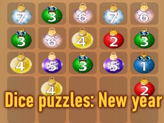 Гульня Dice puzzles: New year