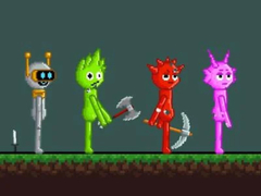Гульня Sprunki Sandbox: Ragdoll Playground Mode