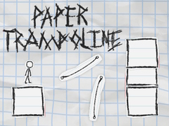 Гульня Paper Trampoline