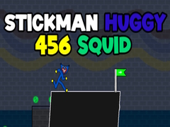 Гульня Stickman Huggy 456 Squid
