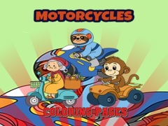 Гульня Motorcycle Coloring Pages