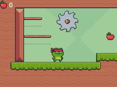 Гульня Green Ninja Collects Apples