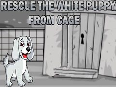 Гульня Rescue the White Puppy from Cage