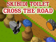 Гульня Skibidi Toilet Cross The Road