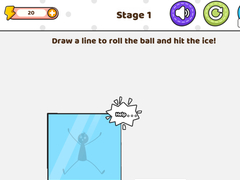 Гульня Save The Stick Draw Line
