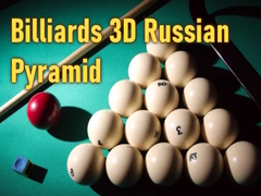 Гульня Billiards 3D Russian Pyramid