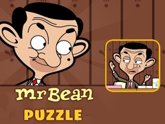 Гульня Mr Bean Puzzle
