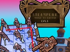 Гульня Steampunk Merge To Battle
