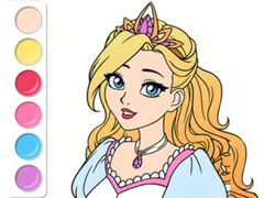 Гульня Coloring Book: Princess Prom Dress
