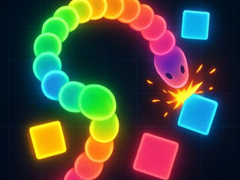 Гульня Snake Frenzy Color Clash