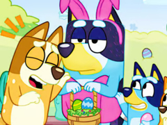 Гульня Jigsaw Puzzle: Bluey Easter Dress Up