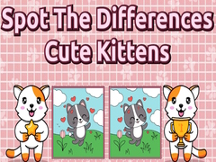 Гульня Spot the Differences Cute Kittens