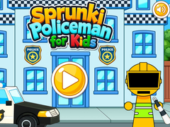 Гульня Sprunki Policeman For Kids