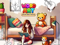 Гульня Word Art: Color Book Puzzle