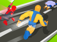 Гульня Superhero Transform Change Race