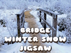 Гульня Bridge Winter Snow Jigsaw