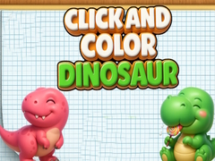 Гульня Click And Colors Dinosaurs