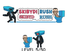 Гульня Skibydi Rush
