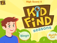 Гульня Kid Find Seasons